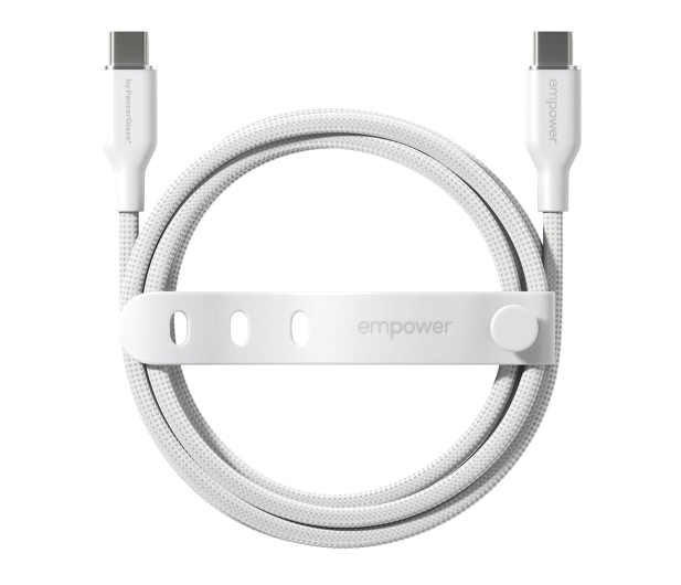 PanzerGlass empower Racing 60W USB-C 1,2m Silver White - 1546792 - zdjęcie